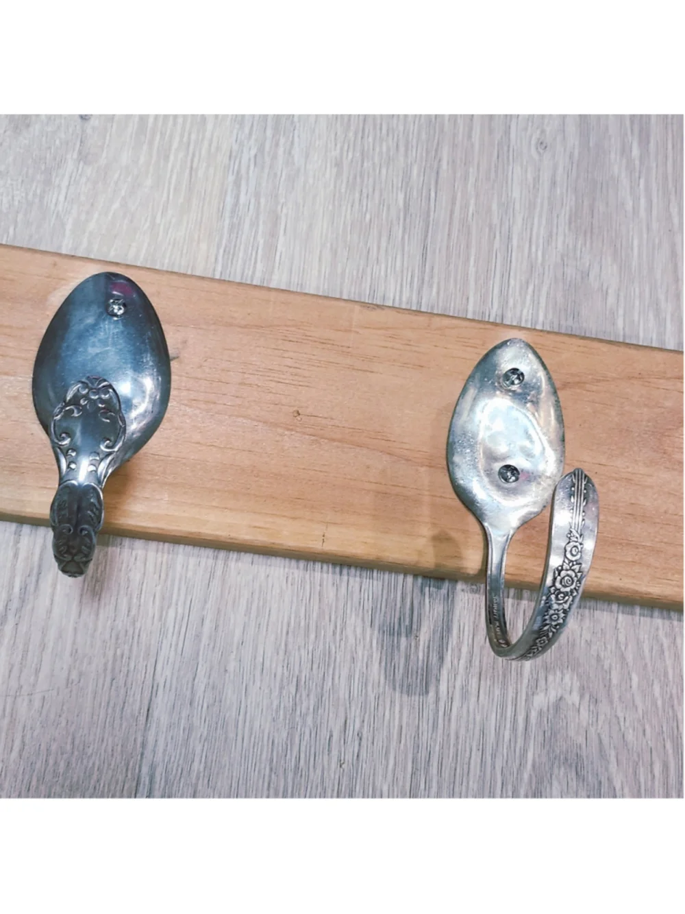 Rustic Spoon hanger shelf Handmade home decor